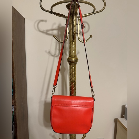 Pre-owned Kate Spade orange Doreen leather saddle bag - Picture 2 of 11